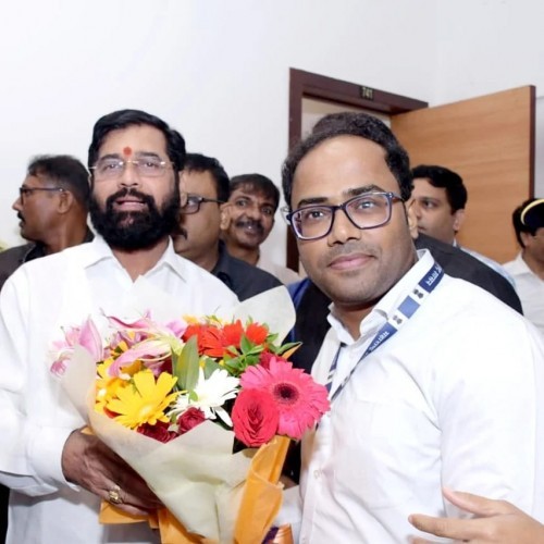 प्रा.नितीन लालसरे यांची मुख्यमंत्री एकनाथ शिंदे यांचे ‘जनसंपर्क अधिकारी’ म्हणुन नियुक्ती