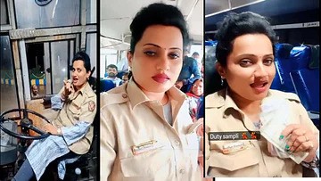 रिल्स बनवल्यामुळे निलंबित केलेल्या लेडी कंडक्टर चे निलंबन मागे ; कामावर रुजू होण्याचे आदेश