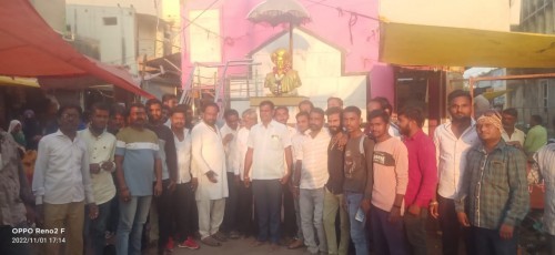 नांदगाव येथे अखिल भारतीय महात्मा फुले समता परिषदेचा वर्धापन दिन साजरा