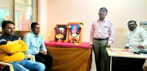 स्वातंत्र्यसेनानी कॉ. माधवराव गायकवाड ध्येयनिष्ठ विचारांची धगधगती मशाल होती – भास्कर कदम