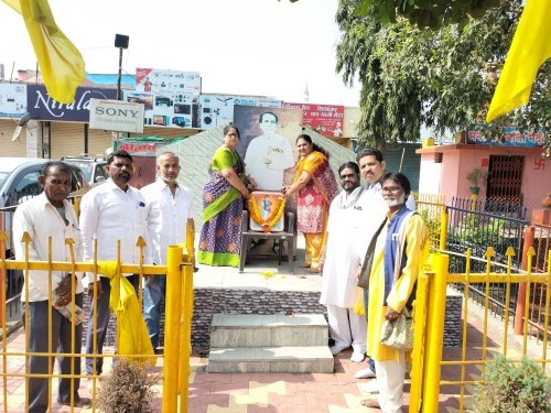 लहूजी वस्ताद यांच्या जयंती निमित्त राष्ट्रवादी काँग्रेस तर्फे अभिवादन !