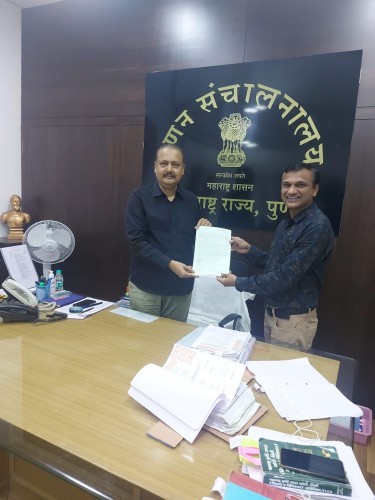 नांदगाव तालुक्यातील पहिल्या खाजगी कृषी बाजार समितीचा परवाना सानप कृषी खाजगी बाजार समितीला प्रदान