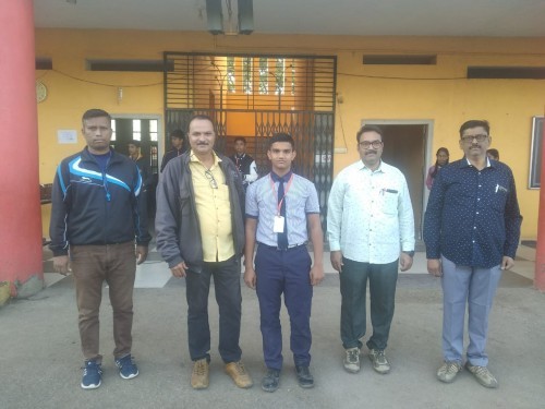 १४ वर्षाखालील जिल्हास्तरीय कुस्ती स्पर्धेत आश्विनकुमार प्रल्हाद गीते याची निवड