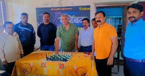 नांदगाव तालुकास्तरीय शालेय बुद्धिबळ स्पर्धा संपन्न