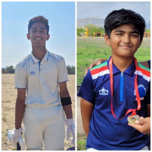 तालुका आंतर शालेय क्रिकेट स्पर्धेत भुमी क्रिकेट अकॅडमीच्या खेळाडुंचे शानदार प्रदर्शन