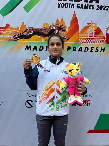 मनमाड कनिष्ठ महाविद्यालयाच्या खेळाडूचा सुवर्ण वेध