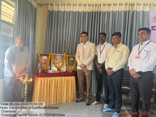 मनमाड महाविद्यालयामध्ये स्किल इन्हान्समेंट कोर्सेस चे उद्घाटन