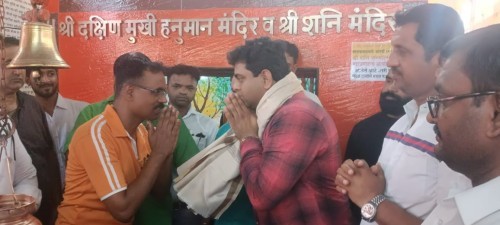 स्टेशन समोरील शनैश्वर मंदिरात श्री शनी जयंती उत्सव उत्साहात साजरा