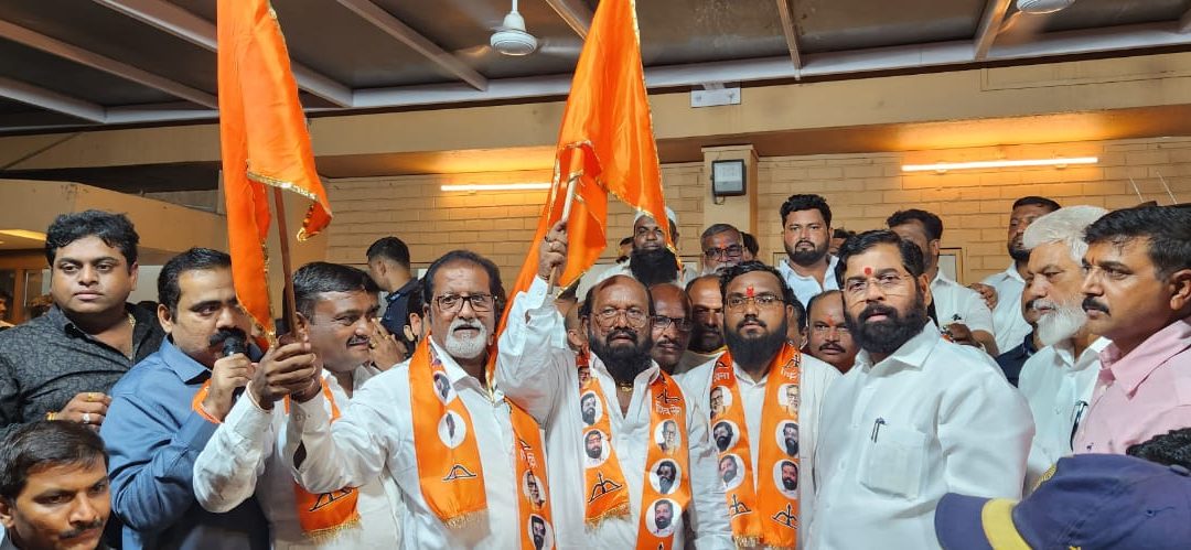 नांदगाव तालुक्यात शिवसेना ठाकरे गटाला खिंडार – माजी आमदार राजाभाऊ देशमुख व अल्ताफ बाबा खान यांचा बाळासाहेबांच्या शिवसेनेत प्रवेश