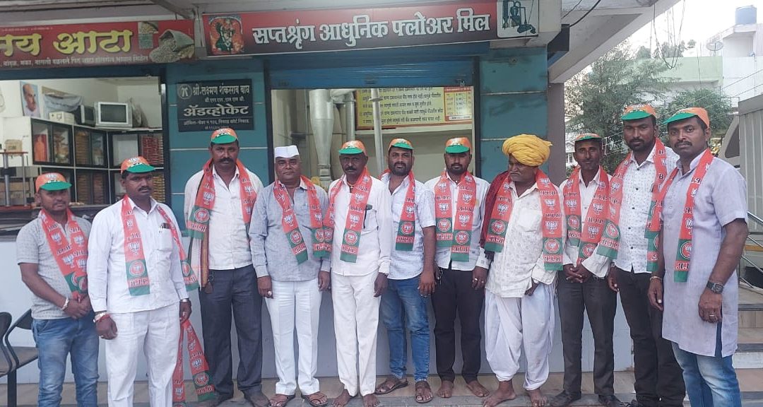 नांदगाव तालुक्यात जामदरी येथील राष्ट्रवादी कॉग्रेस च्या कार्यकर्त्याचा भाजपात प्रवेश