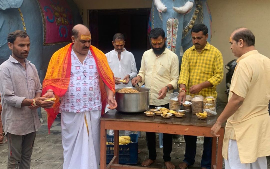तिसऱ्या श्रावणी सोमवारी श्री क्षेत्र कावनई येथे रीघ