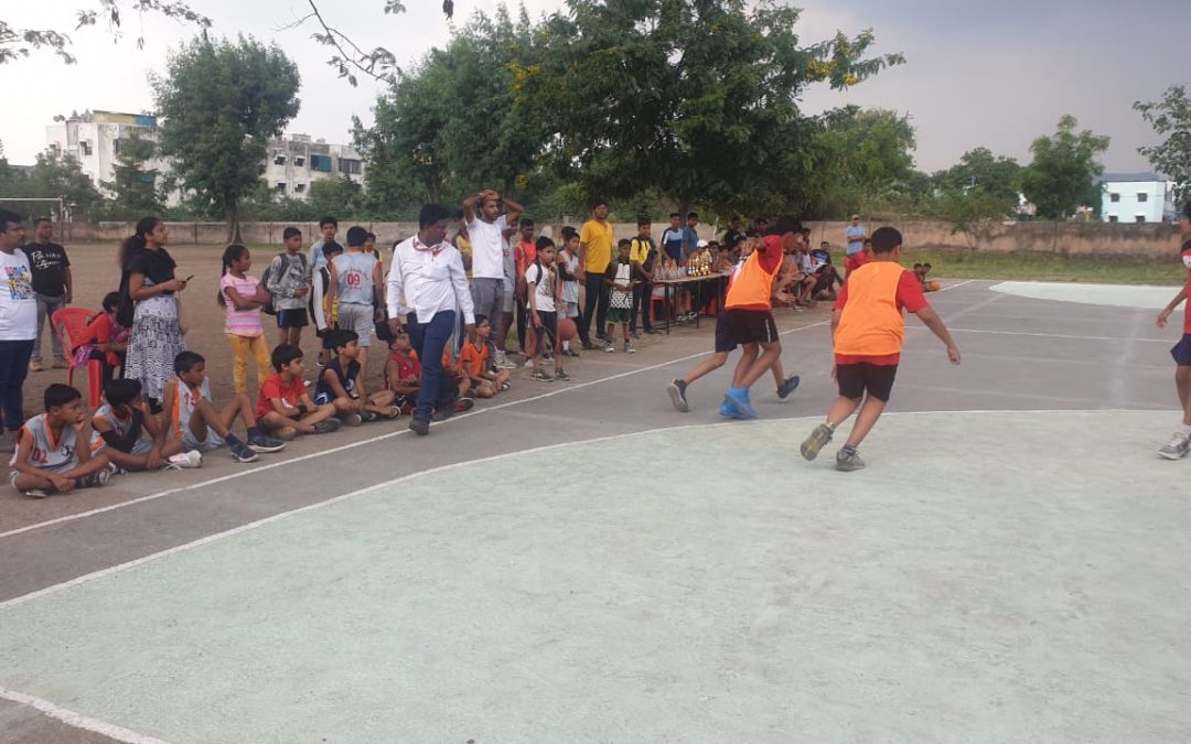 मनमाड येथे जिल्हास्तरीय बास्केट बॉल स्पर्धा संपन्न