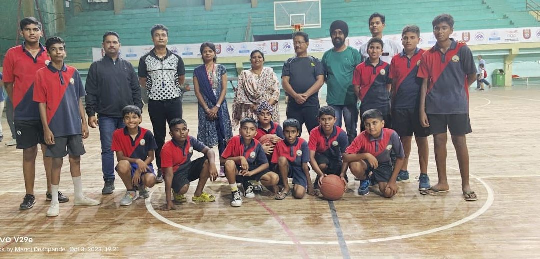 नाशिक जिल्हास्तरीय बास्केटबॉल  स्पर्धेत गुड शेफर्ड स्कूलचा संघ उपविजेता