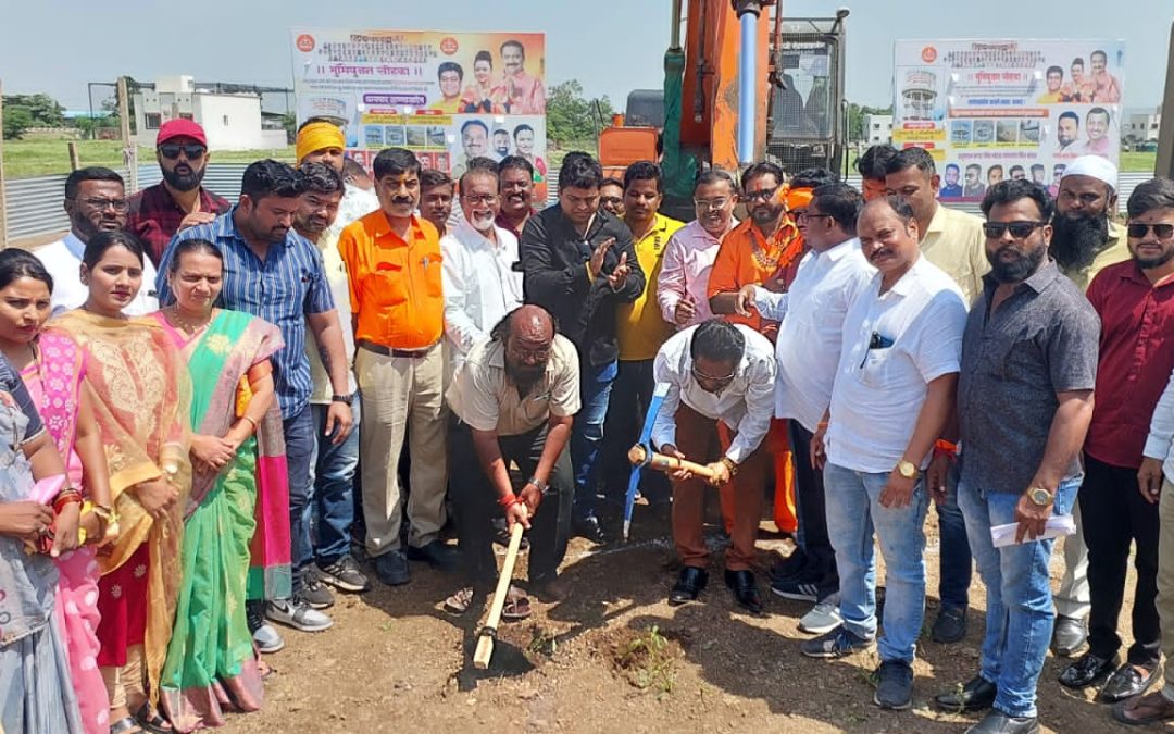 मनमाड चा पाणीप्रश्न सोडविण्यासाठी आ. सुहास कांदे चे भगिरथ प्रयत्न करजंवण योजनेचे काम प्रगतीपथावर