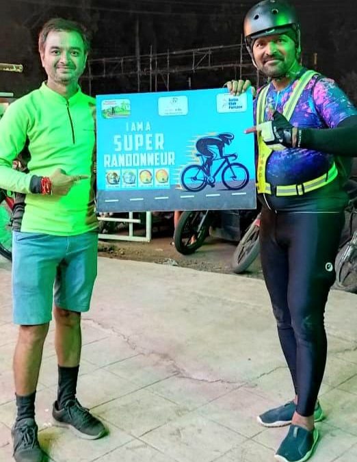 मनमाड येथील सायकलिस्ट योगेश ताथेड यांनी मिळवला सायकलिंग क्षेत्रातील “Super Randonneur” हा मनाचा किताब