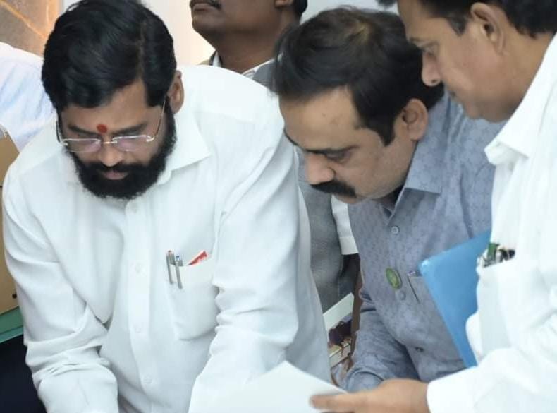 नांदगाव मतदारसंघात दुष्काळ जाहीर करण्याबाबत आमदार सुहास आण्णा कांदे आग्रही : मुख्यमंत्री यांची सकारात्मक भूमिका