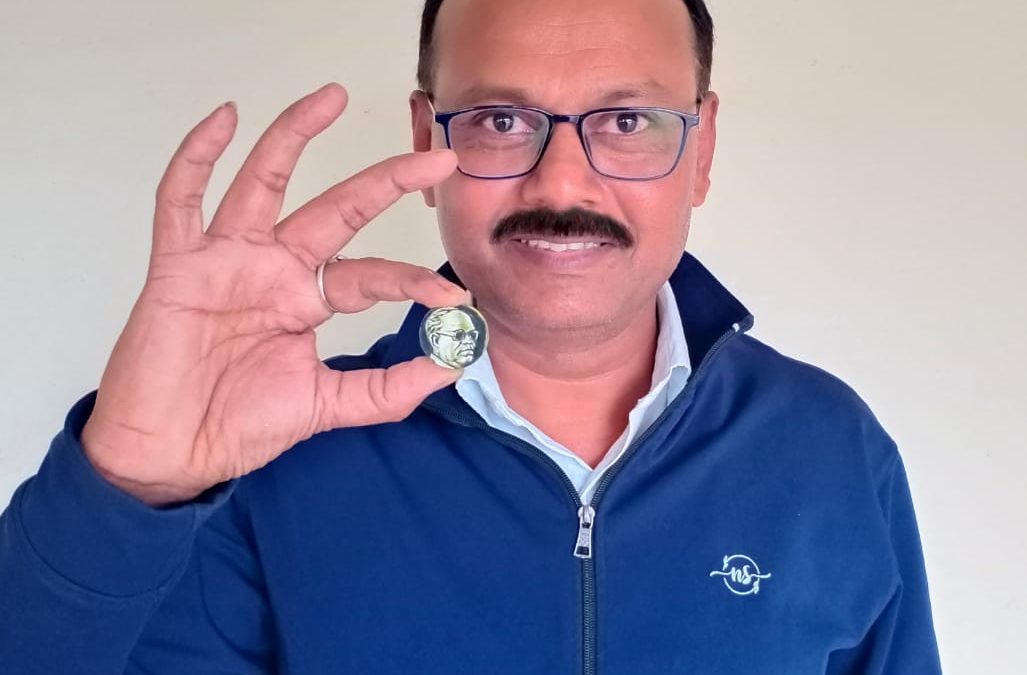 डॉ.बाबासाहेब आंबेडकर महापरिनिर्वाण दिनानिमित्त महामानवास अनोखे अभिवादन !