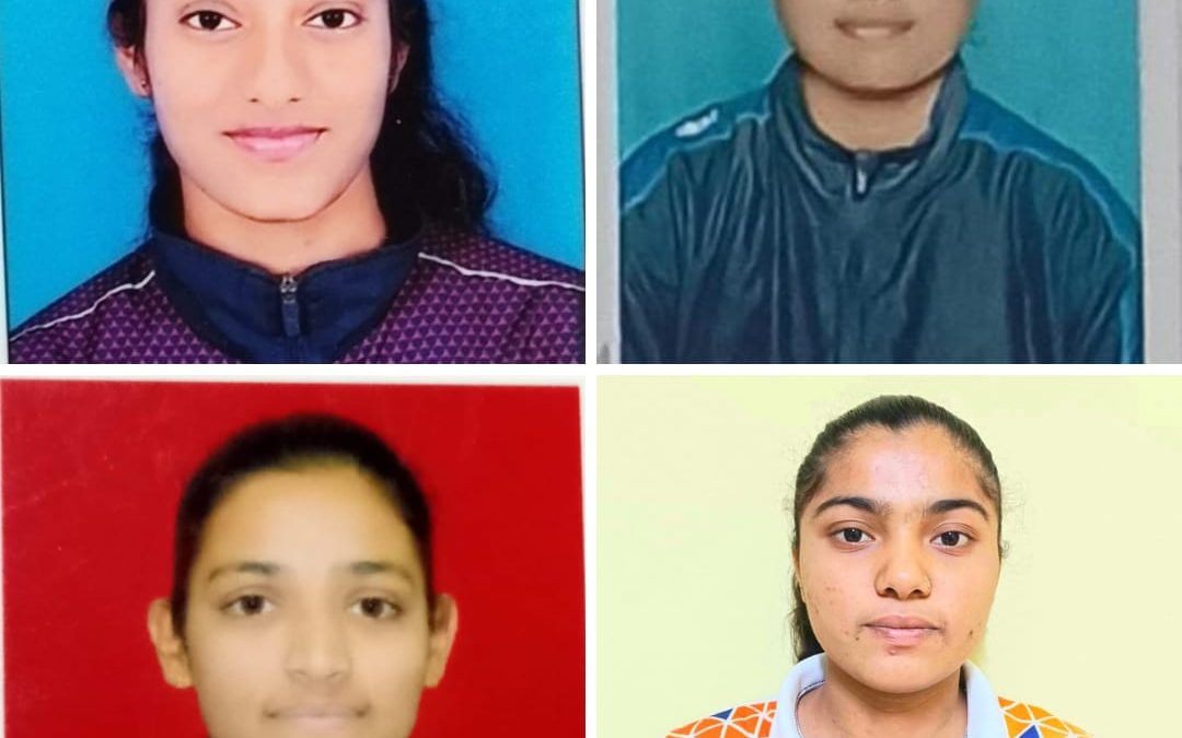 खुशाली गांगुर्डे,करुणा गाढे,दिया व्यवहारे,वैष्णवी ईप्पर यांची आंध्रप्रदेश येथे होणाऱ्या आंतरविद्यापीठ स्पर्धेसाठी निवड