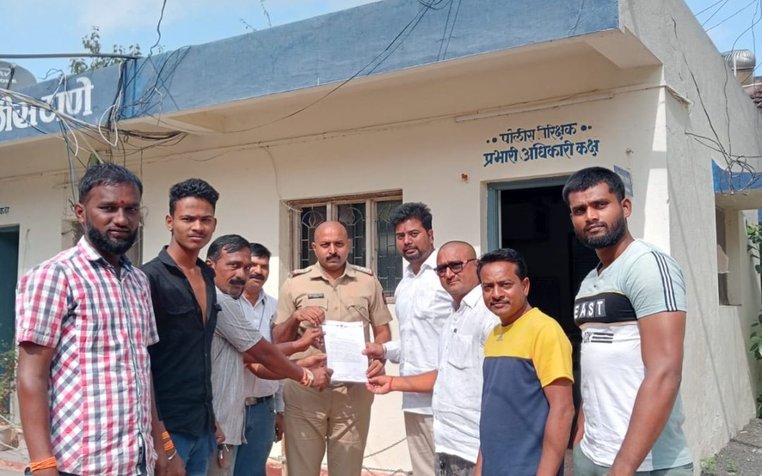 स्वा. सावरकर यांचे बद्दल आक्षेपार्ह विधानाचा नांदगाव येथे निषेध