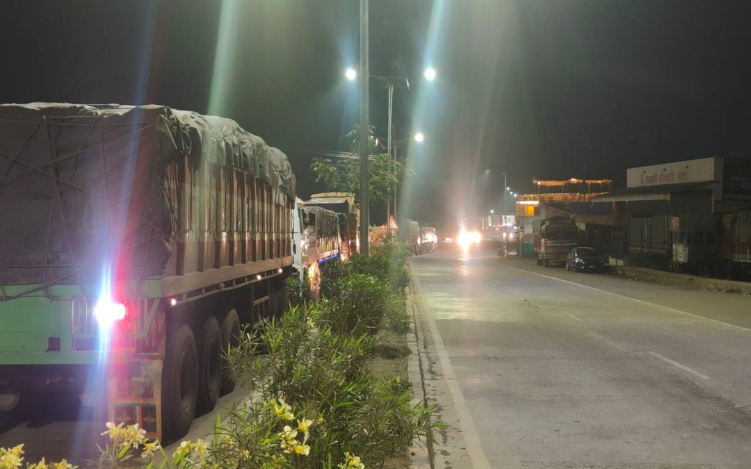 वाहतूक कोंडीच्या समस्येने नांदगावकर त्रस्त