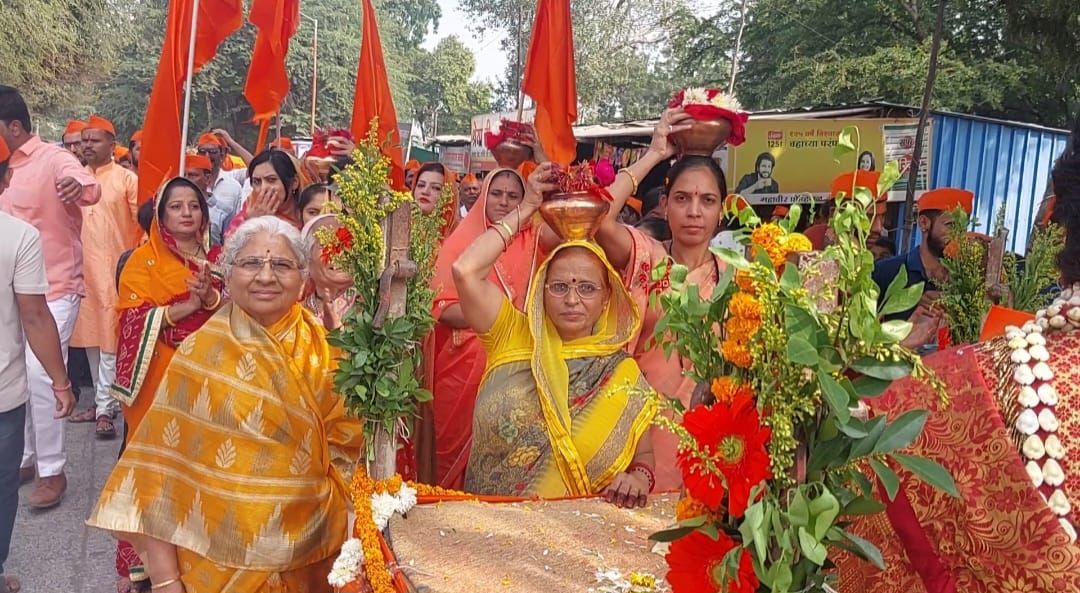 श्रीराम अक्षदा कलक्ष  यात्रा नांदगाव येथे मोठया उत्साहात संपन्न