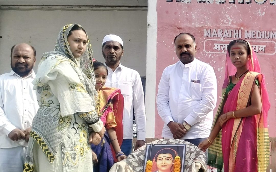 एच.ए.के.हायस्कूल अँड ज्यु.कॉलेज,मनमाड मध्ये ज्ञानज्योती सावित्रीबाई फुले जयंती साजरी.