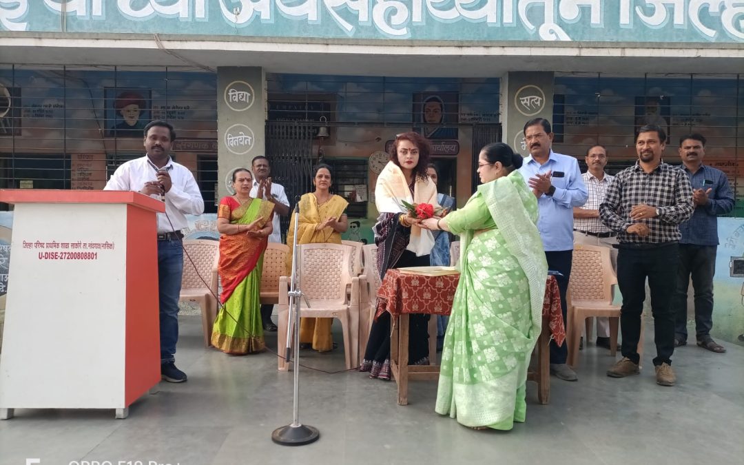 तालुक्यातील सर्व शाळा आदर्श करण्यासाठी सर्वोतपरी प्रयत्न करु : सौ.अंजुमताई सुहास कांदे