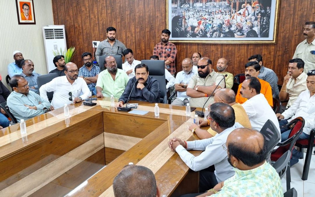 छत्रपती शिवाजी महाराज पुतळा अनावरण सोहळा संदर्भात नियोजन  बैठक संपन्न