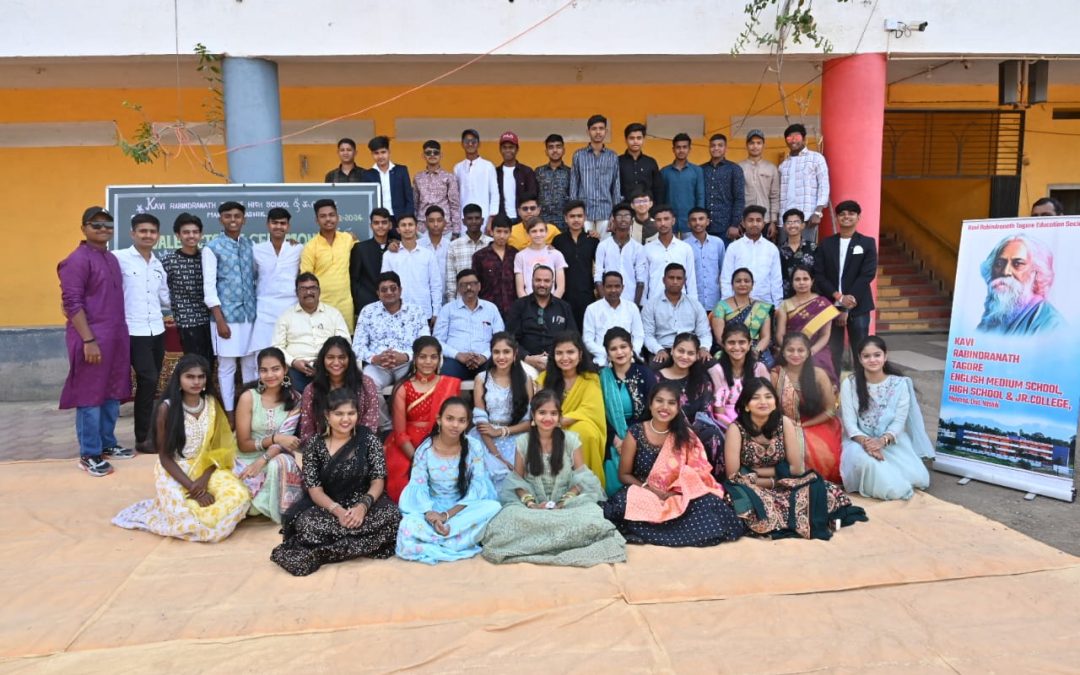 के आर टी शाळेत १० वी च्या विद्यार्थ्यांना निरोप