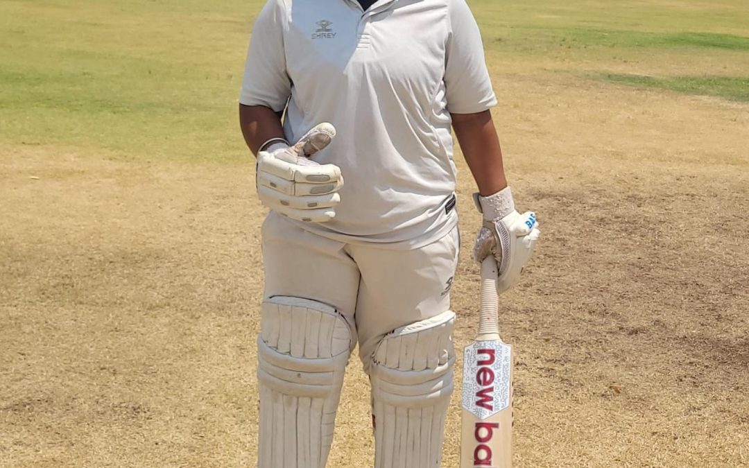 भुमी क्रिकेट अकॅडमीतील साक्षी शुक्लाचे जिल्हास्तरीय क्रिकेट सामन्यात पहीले अर्धशतक