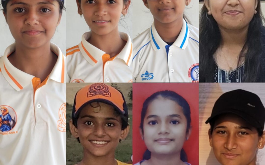 भुमी क्रिकेट अकॅडमीतील भाविका कौरानी , सुहानी बोरा , लविशा दौलानी , शर्विना आहिरे , स्वरांजली पवार , गुरज्योत कौर मंगत व आर्या साळुंखे यांची नंदुरबार जिल्हा क्रिकेट आसोसिएशन महिला संघात निवड