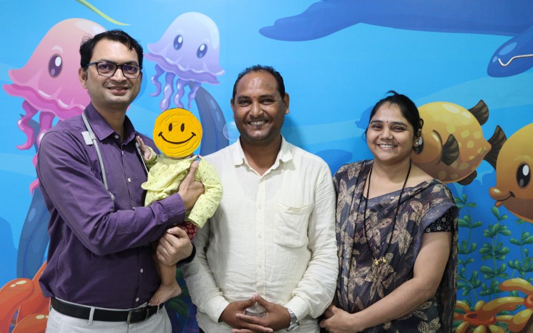 ७ महिन्याच्या बाळावर यशस्वी हृदय जीवनदायिनी शस्त्रक्रिया