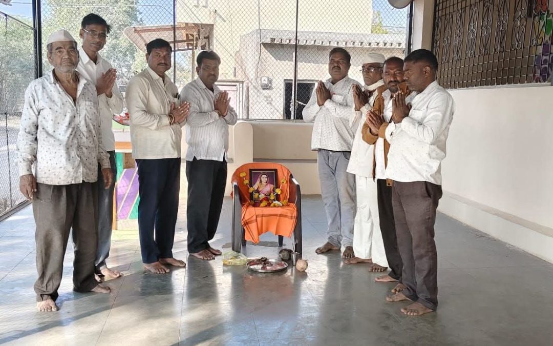 वंजारवाडी येथे राजमाता जिजाऊ जयंती साजरी