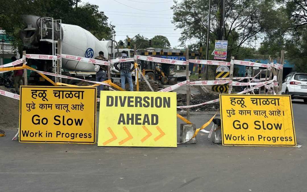 रस्त्यांच्या दुरुस्ती कामामुळे सप्तशृंगी गडावर एकतर्फी वाहतूक