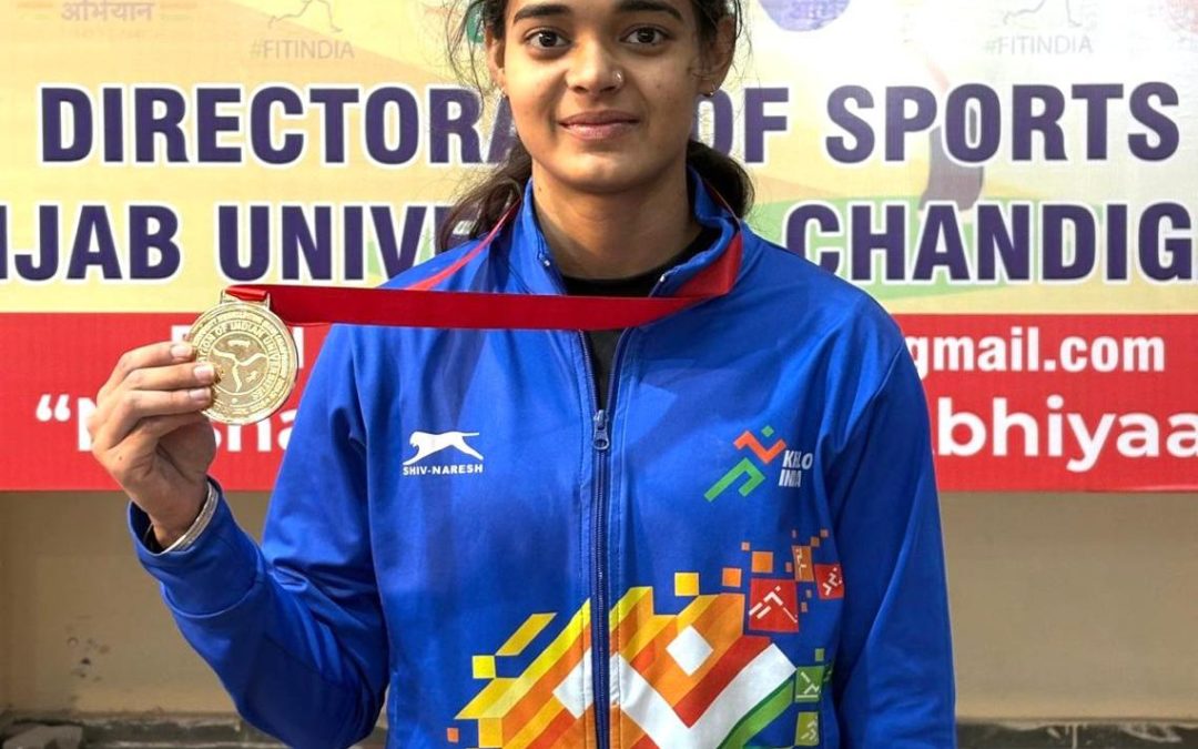 मेघा आहेर ने पटकावले सुवर्णपदक