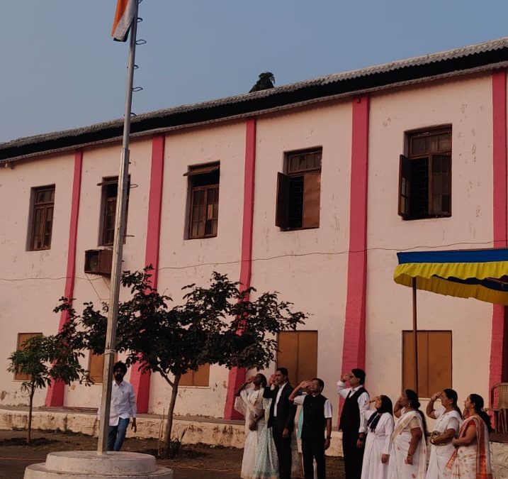 सेंट झेवियर शाळेत प्रजासत्ताक दिन साजरा