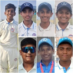 भुमी क्रिकेट अकॅडमीच्या खेळाडूंची नंदुरबार जिल्हासंघाच्या संभावित अंडर 16 खेळांडुमध्ये निवड