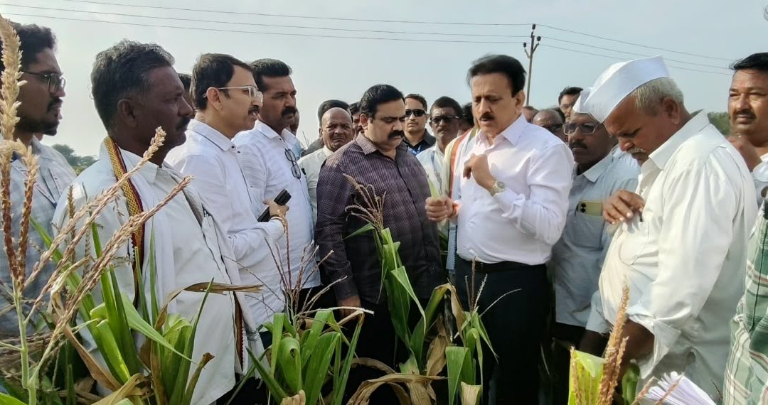 शासन शेतकरी बांधवाना सर्वोतॊपरी मदत करणार – ना. गिरीश महाजन