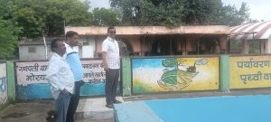 नगराध्यक्ष योगेश पाटील यांचेकडून गणेशकुंडाची पाहणी