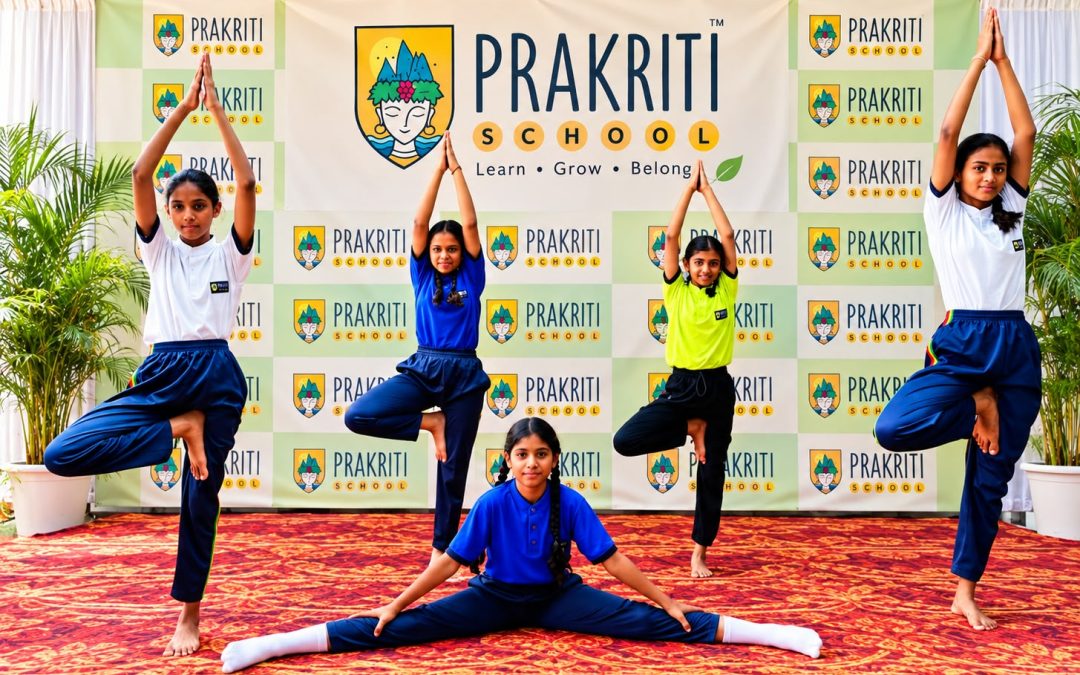 नांदगाव तालुकास्तरीय योग स्पर्धेत प्रकृती स्कूलच्या विद्यार्थ्यांचे उल्लेखनीय यश