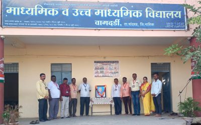 माध्यमिक व उच्च माध्यमिक विद्यालय वाघदर्डी येथे डॉ.एपीजे अब्दुल कलाम यांची जयंती व वाचन प्रेरणा दिन उत्साहात साजरा